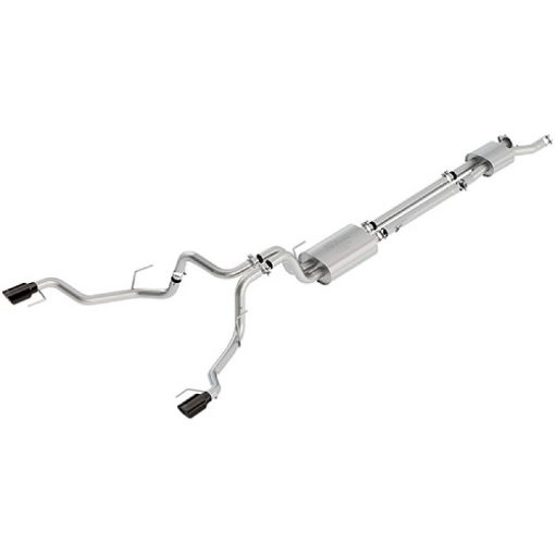 Bild på Ford Racing 2017 Ford Raptor 3.5L Touring Cat - Back Exhaust System w Black Tips (No Drop Ship)