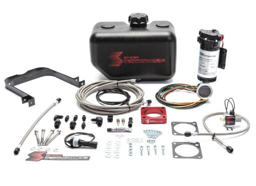 Bild på Snow Performance 08 - 15 Evo Stg 2 Boost Cooler Water Injection Kit wSS Braid Line 4AN Fittings