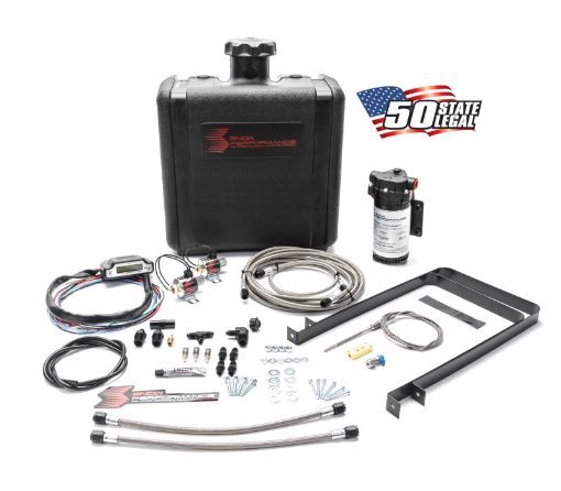 Bild på Snow Performance Stg 3 Boost Cooler Water Injection Kit TD Univ. (SS Braided Line and 4AN Fittings)