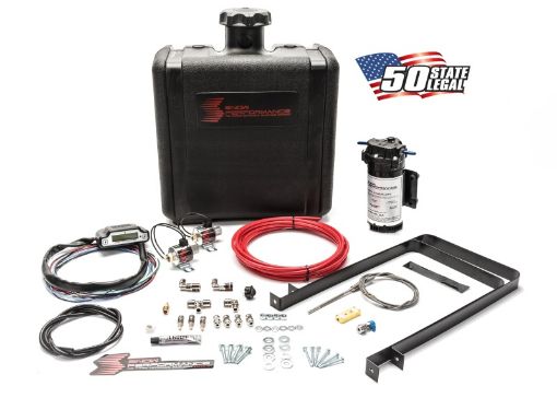 Bild på Snow Performance Stg 3 Boost Cooler Water Injection Kit TD (Red Hi - Temp Tubing and Quick Fittings)