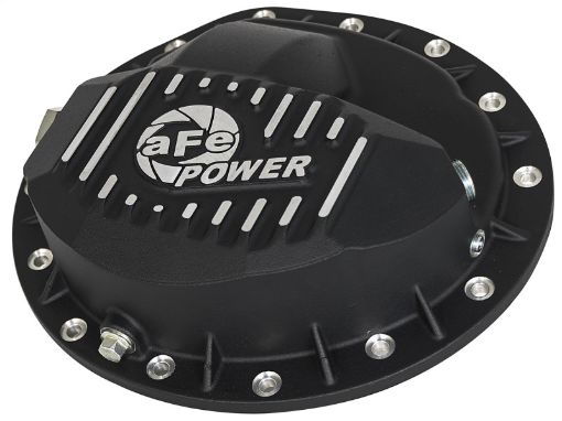 Bild på aFe Power Pro Series Rear Differential Cover Black wMachined Fins 16 - 17 Nissan Titan XD(AAM 9.5 - 14)