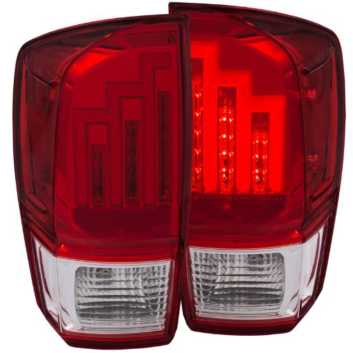 Bild på ANZO 2016 - 2017 Toyota Tacoma LED Taillights RedClear