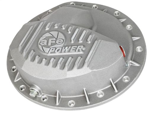 Bild på aFe Power Rear Differential Cover Raw wMachined Fins Street Ser. 16 - 17 Nissan Titan XD (AAM 9.5 - 14)