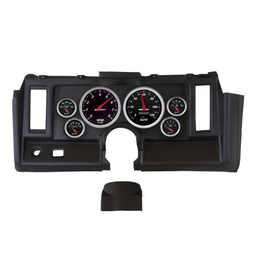 Bild på Autometer Designer Black 1969 Camaro Dash Kit 6pc Tach MPH Fuel Oil WTMP Volt