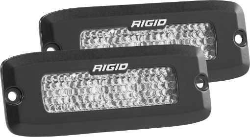 Bild på Rigid Industries SRQ - 60 Deg. Lens - White - Flush Mount - Set of 2