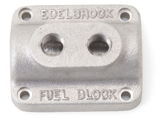 Bild på Edelbrock Fuel Block Dual Carburetor As Cast