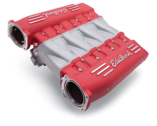 Bild på Edelbrock Manifold Chevy Ls LS3 Cross Ram w Red Plenums