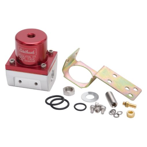 Bild på Edelbrock Fuel Pressure Regulator EFI 180 GPH 35 - 90 PSI - 6 InOut - 6 Return RedClear