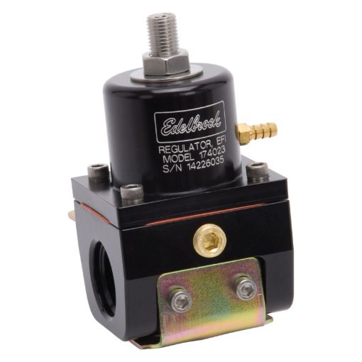 Bild på Edelbrock Fuel Pressure Regulator EFI 180 GPH 35 - 90 PSI - 10InOut - 6 Return Black