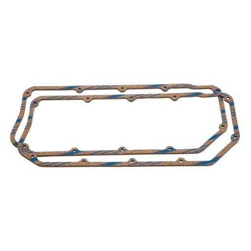 Bild på Edelbrock Gaskets Valve Covers Chrysler 426 - 572 Hemi Gen II Blue Stripe CorkRubber Set