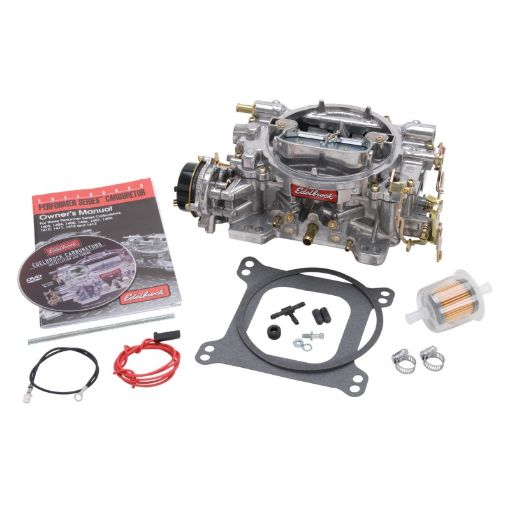 Bild på Edelbrock Carburetor Performer Series 4 - Barrel 600 CFM Electric Choke Satin Finish