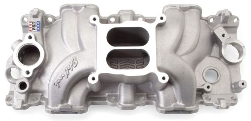 Bild på Edelbrock Intake Manifold Single Quad Perf RPM Chevrolet 348409 Inwin Big Block Small Port