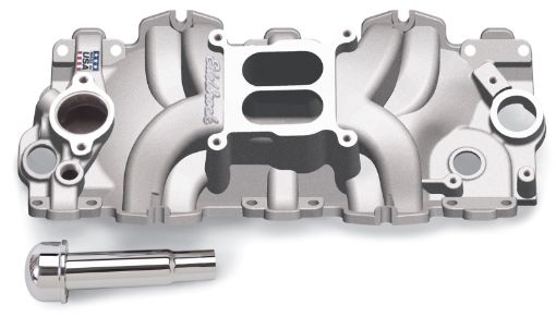 Bild på Edelbrock Intake Manifold Single Quad Perf RPM BBC 409 Inwin Lg Port As - Cast