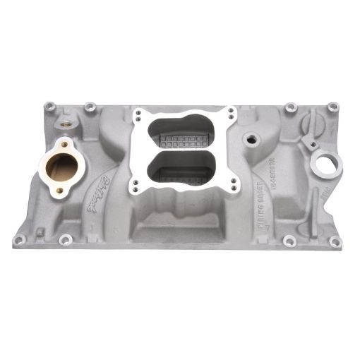 Bild på Edelbrock Manifold SBC Performer RPM Vortec Marine As - Cast