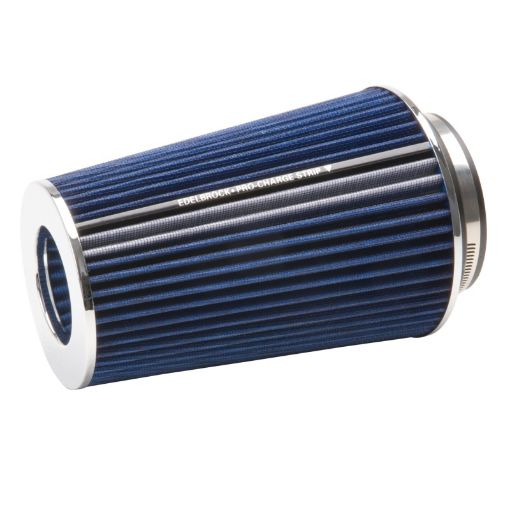 Bild på Edelbrock Air Filter Pro - Flo Series Conical 10In Tall BlueChrome