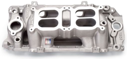 Bild på Edelbrock Manifold Dual Quad RPM Air Gap BB Chevy Oval Port