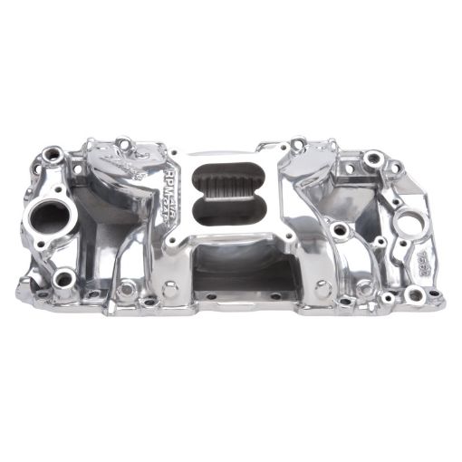 Bild på Edelbrock Polished BB Chev Rect Port RPM Air - Gap Manifold