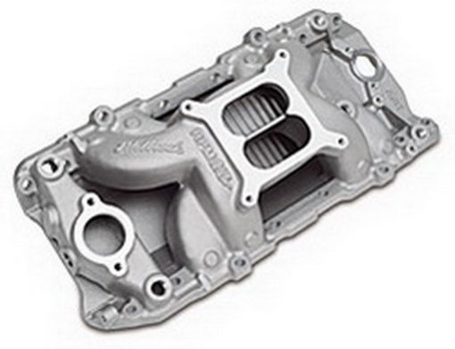 Bild på Edelbrock Polished BB Chevy O - Port RPM Air - Gap Manifold