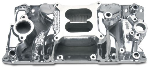 Bild på Edelbrock Polished SB Chevy RPM Air - Gap Manifold