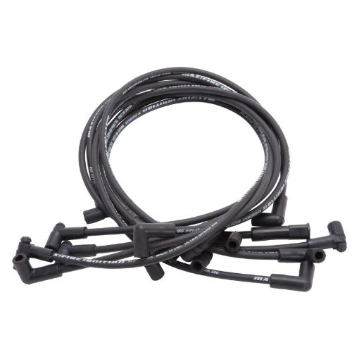 Bild på Edelbrock Spark Plug Wire Set SBC 78 - 86 V8 Hei 500 Ohm Resistance Black (Set of 8)