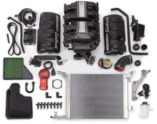 Bild på Edelbrock Supercharger Stage 1 - Street Kit 2010 - 2010 Ford Mustang 4 6L 3V w Tuner