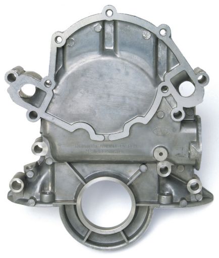 Bild på Edelbrock Timing Cover Alum SB Ford 65 - 78 289 (Non K - Code) and 302 69 - 87 351W w Timing Marker