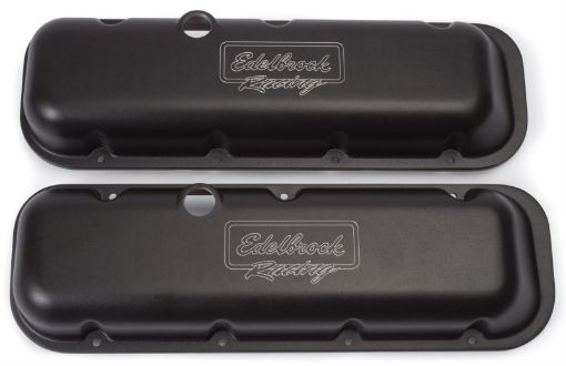 Bild på Edelbrock Valve Cover Victor Series Chevrolet 1965 and Later 396 - 502 V8 Low Black