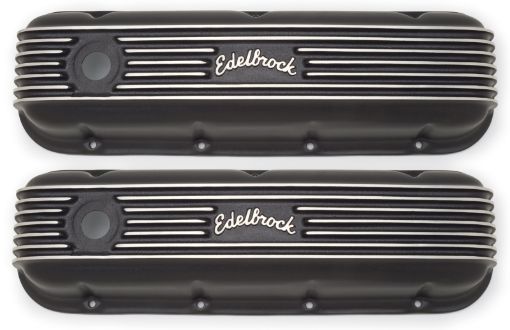 Bild på Edelbrock Valve Cover Classic Series Chevrolet 1965 and Later 396 - 502 V8 Black