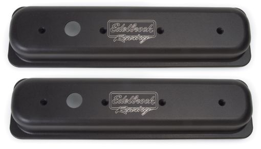 Bild på Edelbrock Valve Cover Victor Series Chevrolet 1987 - 1995 262 - 400 CI V8 Black