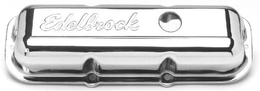 Bild på Edelbrock Valve Cover Signature Series Chevrolet 1982 - 1993 2 8L 60 V6 Chrome