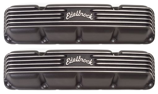 Bild på Edelbrock Valve Cover Classic Series AMCJeep 1967 - 91 290 - 401 CI V8 Black