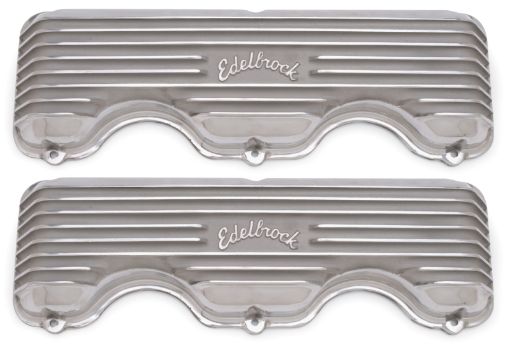 Bild på Edelbrock Valve Cover Classic Series Chevrolet W 348409 CI V8 Polshed