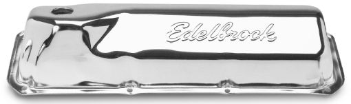 Bild på Edelbrock Valve Cover Signature Series Ford 351M - 400 - 351C CI V8 Chrome