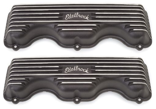 Bild på Edelbrock Valve Cover Classic Series Chevrolet W 348409 CI V8 Black