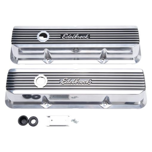 Bild på Edelbrock Valve Covers Elite II Ford FE 1958 - 76 Polished