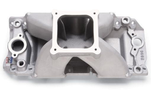 Bild på Edelbrock Manifold BB Chevy Short Deck Super Victor II (565) CNC Port - Matched for 60409 CNC Heads