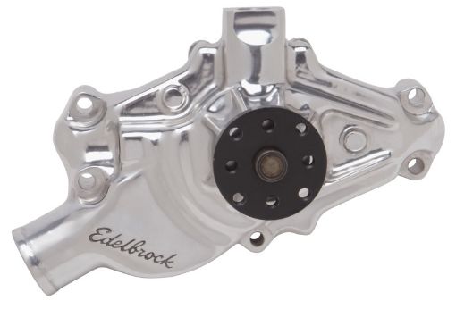 Bild på Edelbrock Water Pump High Performance Chevrolet 1971 - 1982 262 - 400 CI Corvette Short Style