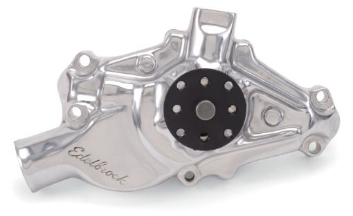 Bild på Edelbrock Water Pump High Performance Chevrolet 350 CI V8 Short Style Polished Finish