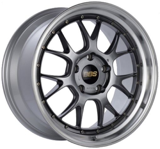 Bild på BBS LM - R 20x9.5 5x120 ET23 Diamond Black Center Diamond Cut Lip Wheel - 82mm PFSClip Required