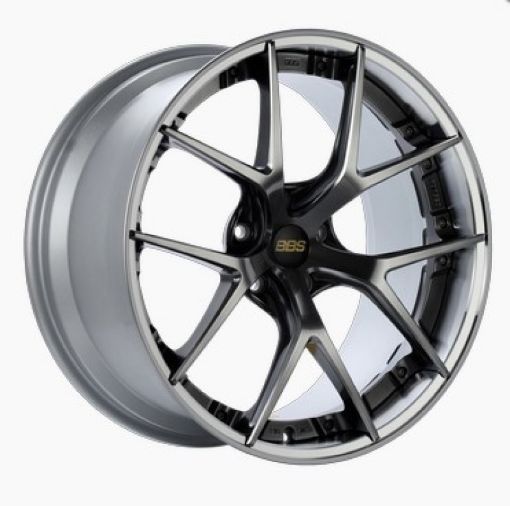 Bild på BBS RI - S 20x9 5x120 ET25 Diamond Black Center Diamond Cut Lip Wheel - 82mm PFSClip Required