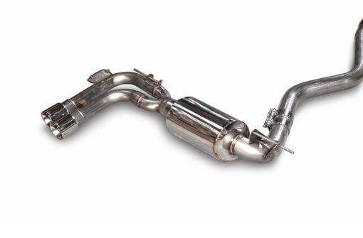 Bild på AWE Tuning BMW F3X 28i 30i Touring Edition Axle - Back Exhaust Single Side - 80mm Silver Tips