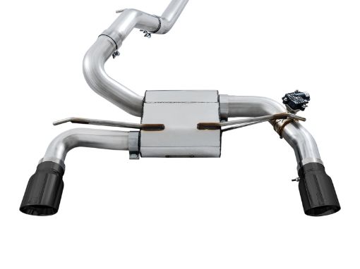 Bild på AWE Tuning Ford Focus RS SwitchPath Cat - back Exhaust - Diamond Black Tips