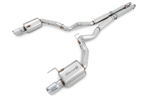 Bild på AWE Tuning S550 Mustang GT Cat - back Exhaust - Touring Edition (Chrome Silver Tips)