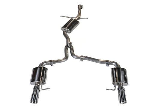 Bild på AWE Tuning Audi B8 A4 Touring Edition Exhaust - Dual Outlet Polished Silver Tips