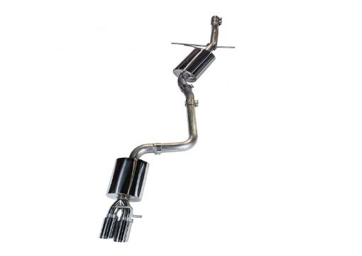 Bild på AWE Tuning Audi B8 A4 Touring Edition Exhaust - Single Side Polished Silver Tips