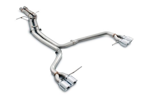 Bild på AWE Tuning Porsche Macan Touring Edition Exhaust System - Chrome Silver 102mm Tips