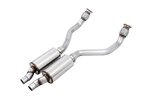 Bild på AWE Tuning Audi B8 C7 3.0T Resonated Downpipes for S4 S5 A6 A7