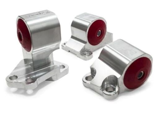 Bild på Innovative 92 - 95 Civic BD Series Black Aluminum Mounts Solid Bushings (Auto to Manual Hydro 2 Bolt)