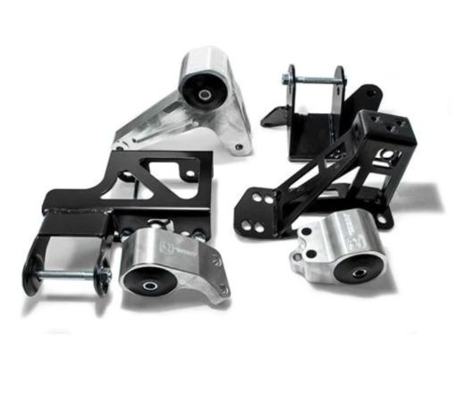 Bild på Innovative 92 - 95 Civic K - Series Black Aluminum Mounts Solid Bushings (Not K24 Trans)