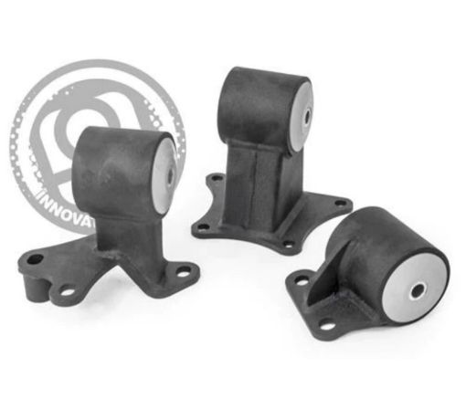 Bild på Innovative 97 - 99 Acura CL HF Series Black Steel Mounts 60A Bushings (Auto to Manual)